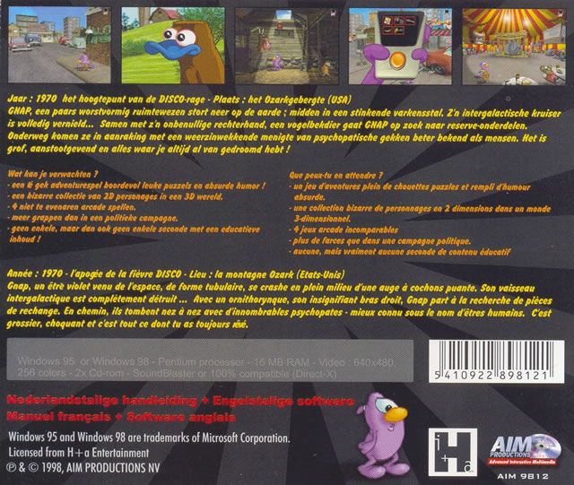 Other for U.F.O.s (Windows): jewel case - back