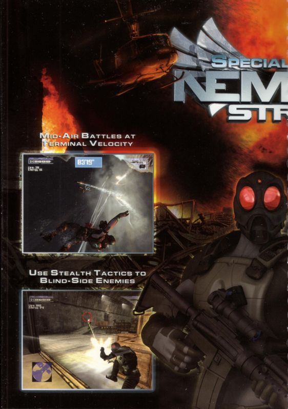 Special Forces Nemesis Strike cover or packaging material MobyGames