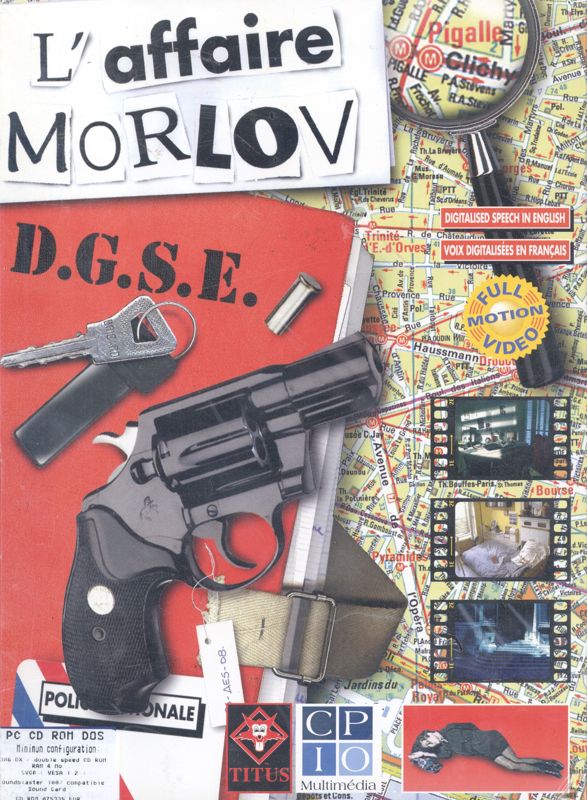 Front Cover for The Morlov Affair (DOS)