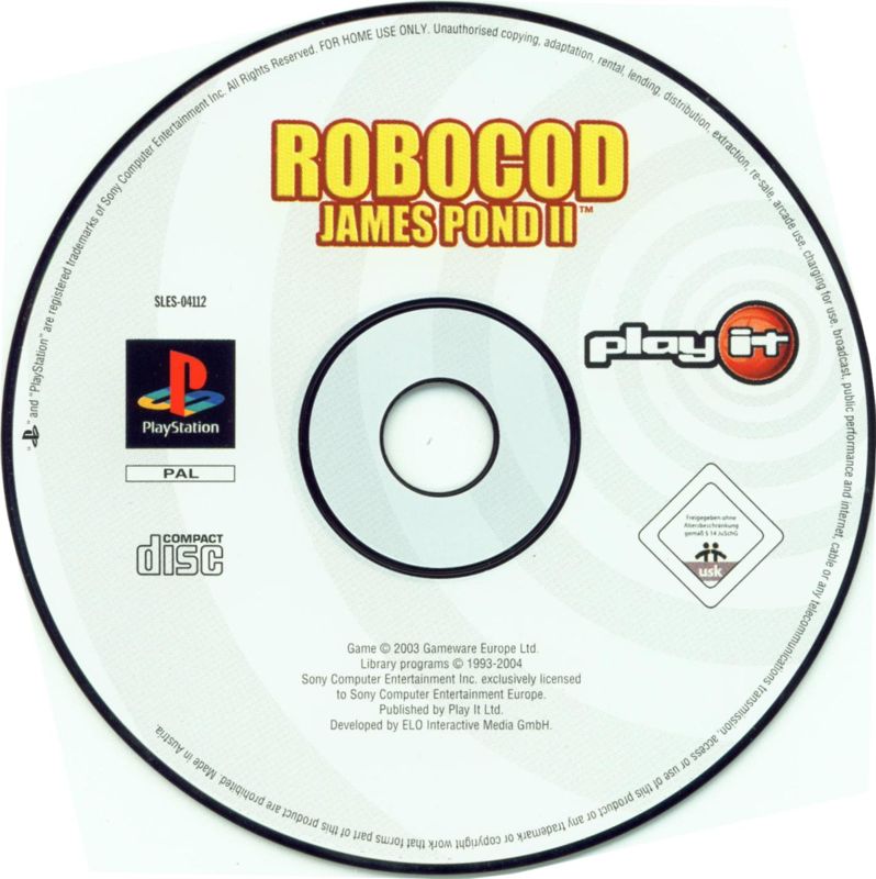 Media for James Pond 2: Codename: RoboCod (PlayStation)