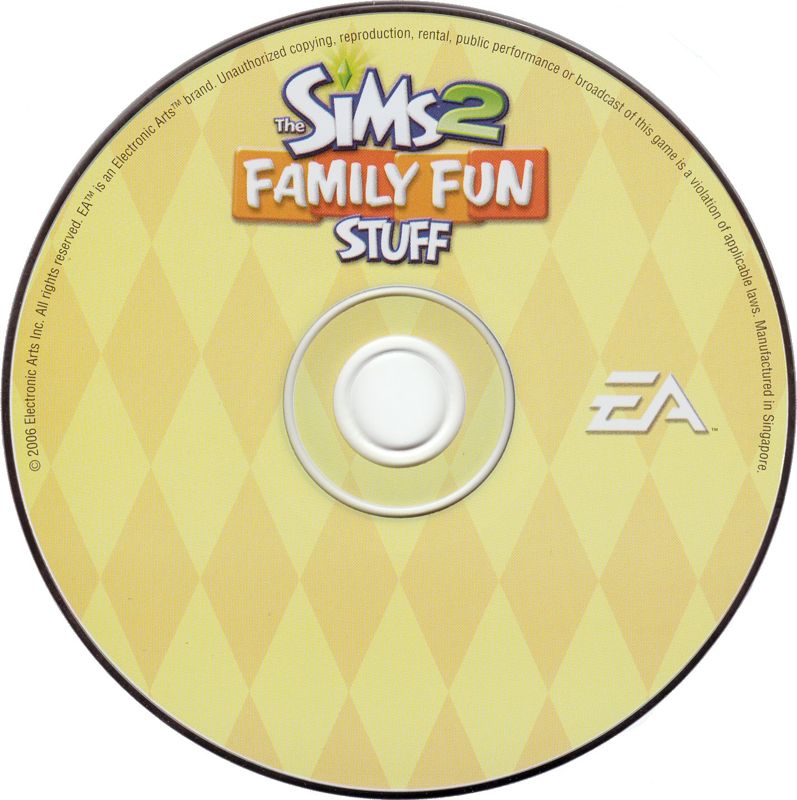 Media for The Sims 2: Family Fun Stuff (Windows) (Asia-Pacific edition)