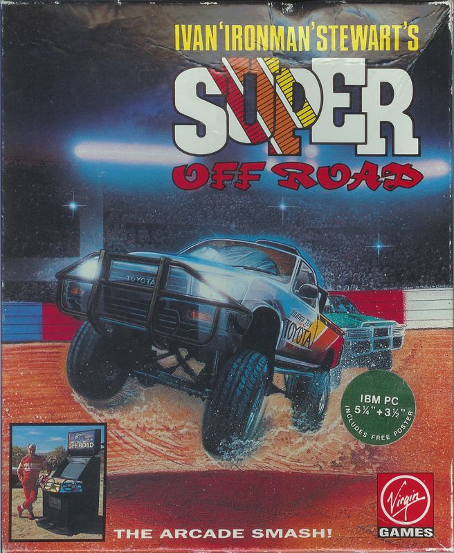 Front Cover for Ivan 'Ironman' Stewart's Super Off Road (DOS)