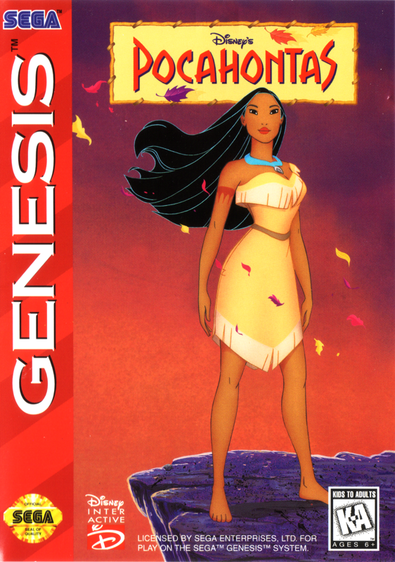 Front Cover for Disney's Pocahontas (Genesis)