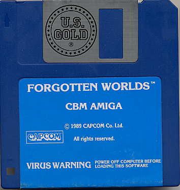 Media for Forgotten Worlds (Amiga): Disk 1
