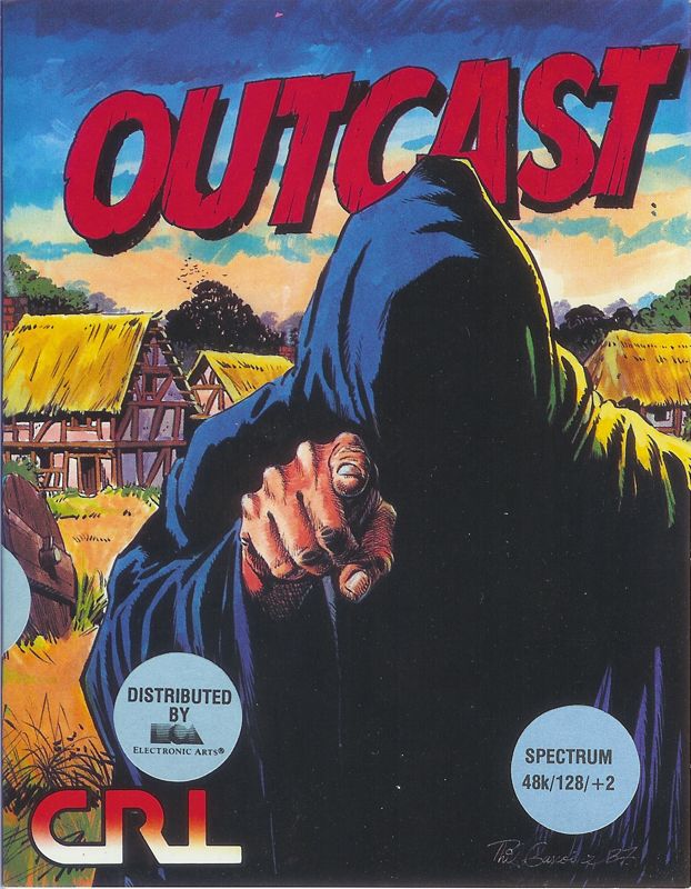 Front Cover for Outcast (ZX Spectrum)