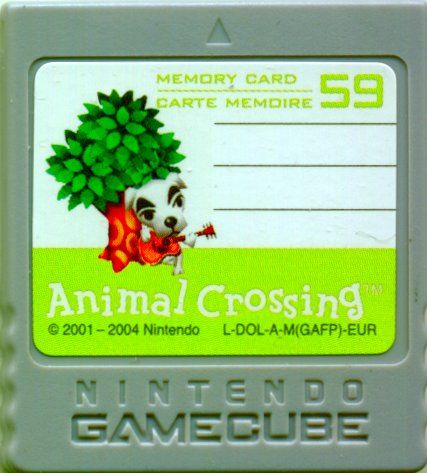 Media for Animal Crossing (GameCube): Included memory card. Has bonus data pre-loaded.