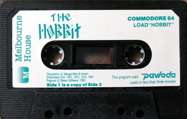 Media for The Hobbit (Commodore 64)