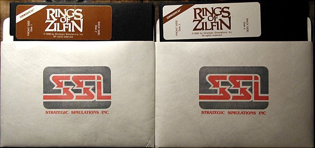 Media for Rings of Zilfin (Commodore 64)