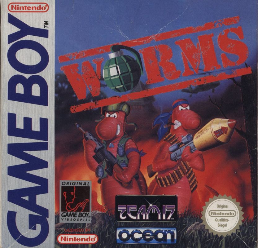 Front Cover for Worms (Game Boy)