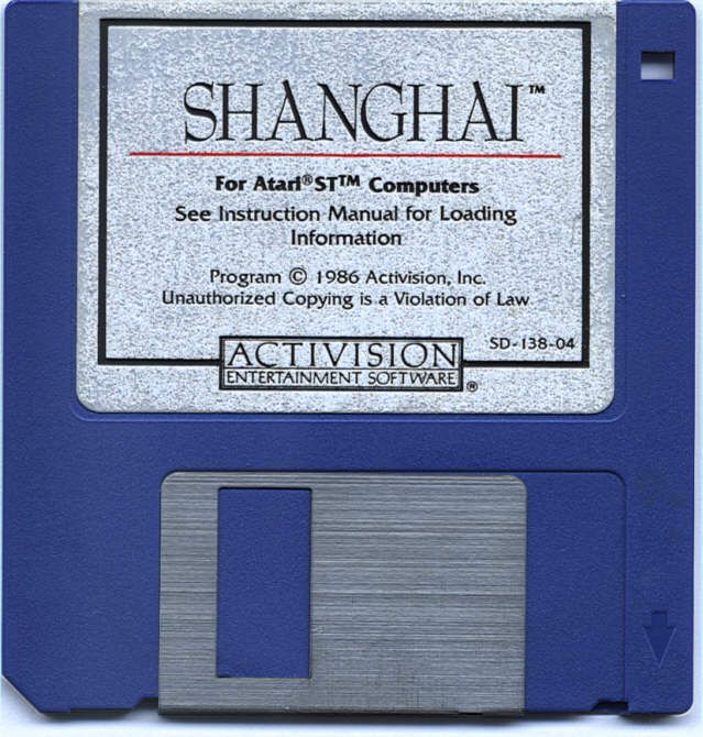 Media for Shanghai (Atari ST)