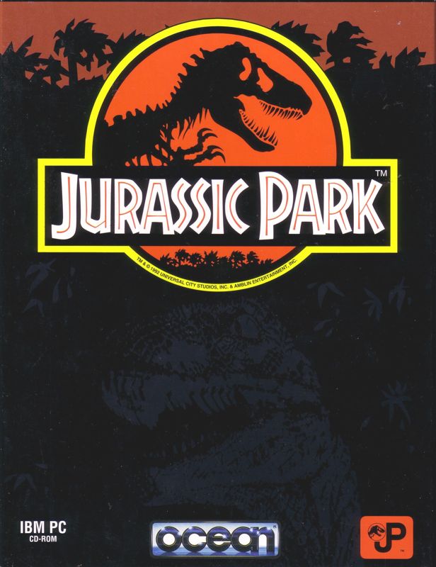 Front Cover for Jurassic Park (DOS) (CD-ROM Version)