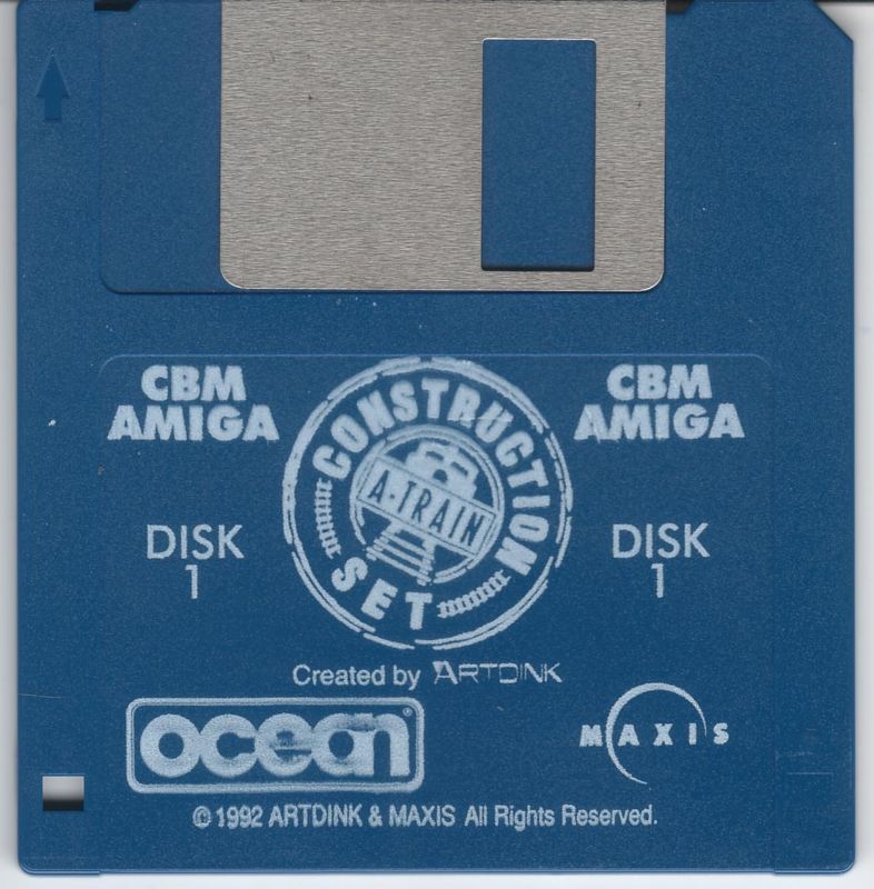 Media for A-Train Construction Set (Amiga): Disk 1/2