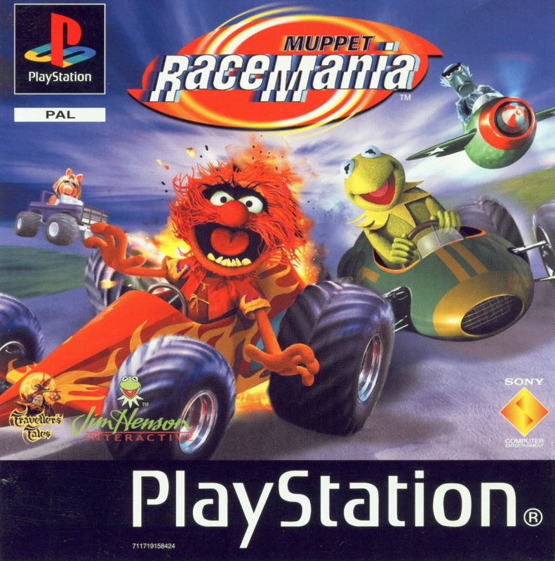 Front Cover for Muppet RaceMania (PlayStation)