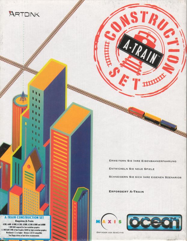 Front Cover for A-Train Construction Set (Amiga)