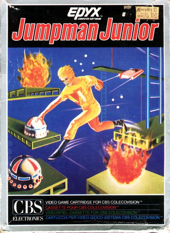 Front Cover for Jumpman Junior (ColecoVision)
