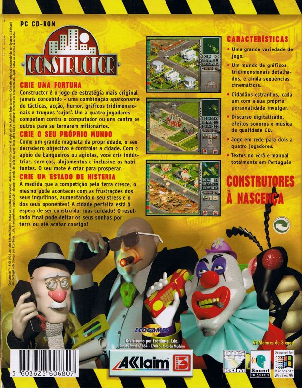 Back Cover for Constructor (DOS)