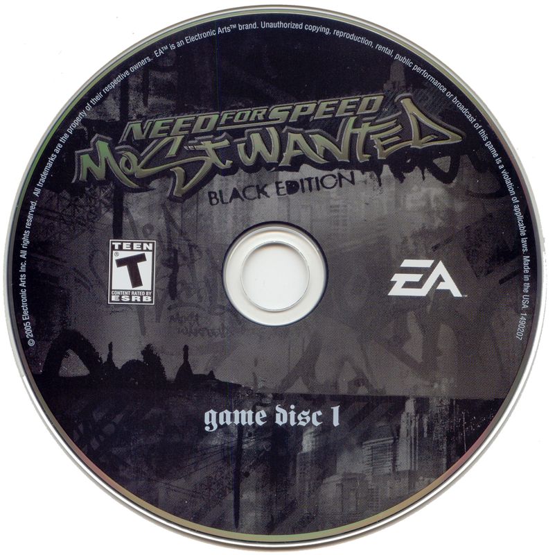 Media for Need for Speed: Most Wanted (Black Edition) (Windows): Disc 1/4
