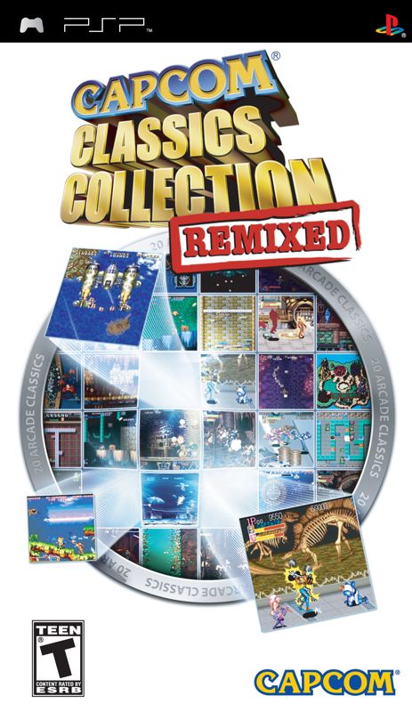 Front Cover for Capcom Classics Collection: Remixed (PSP)