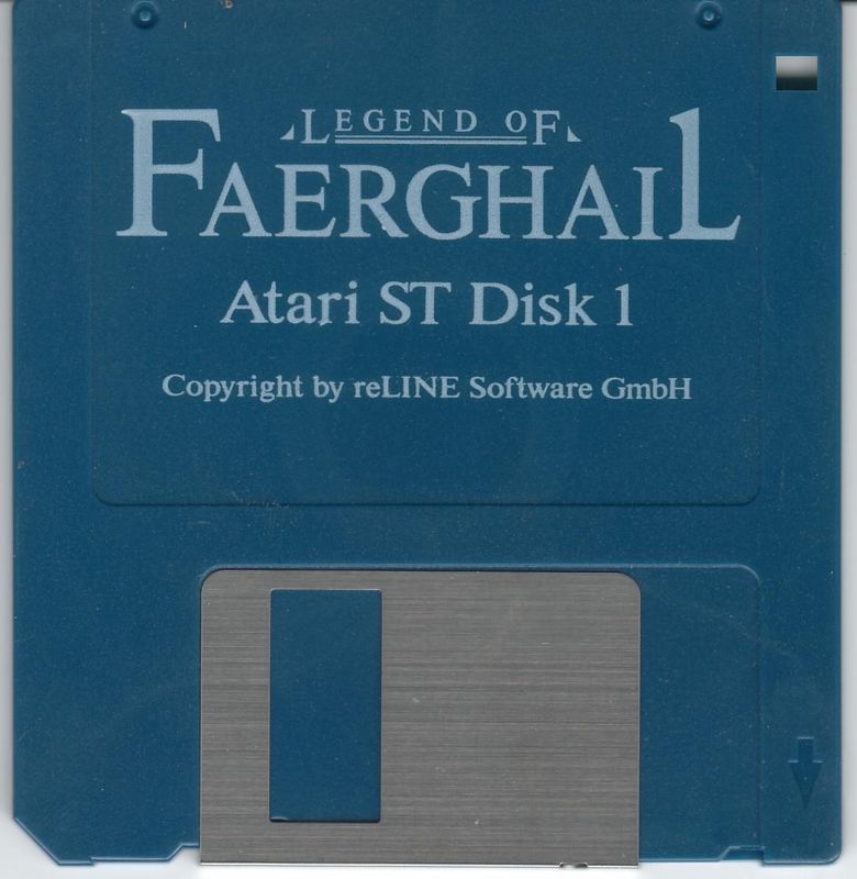 Media for Legend of Faerghail (Atari ST): Disk 1/2