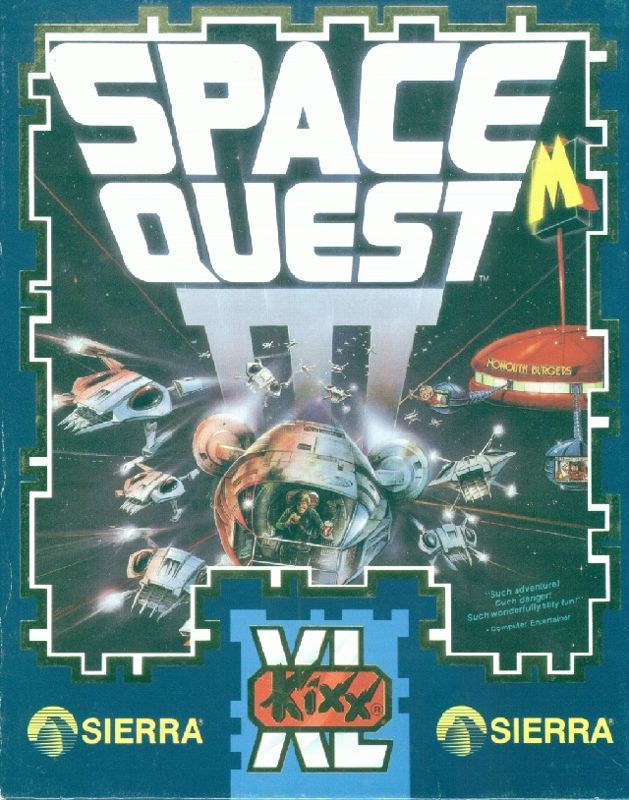 Front Cover for Space Quest III: The Pirates of Pestulon (DOS) (Kixx XL release)