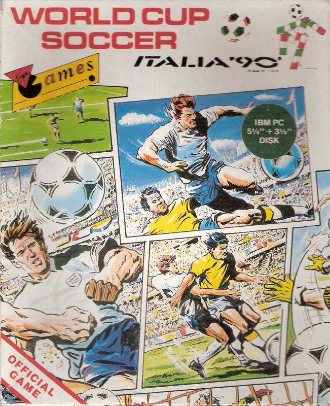 Front Cover for Rick Davis's World Trophy Soccer (DOS)