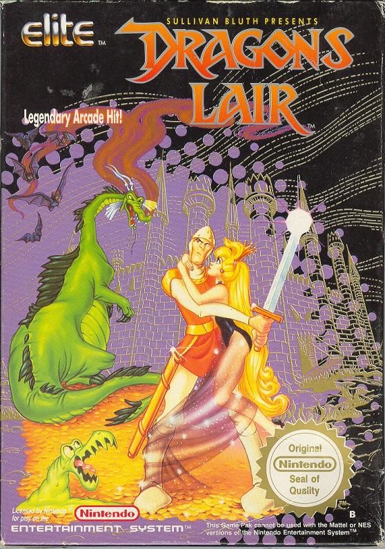 Front Cover for Dragon's Lair (NES)