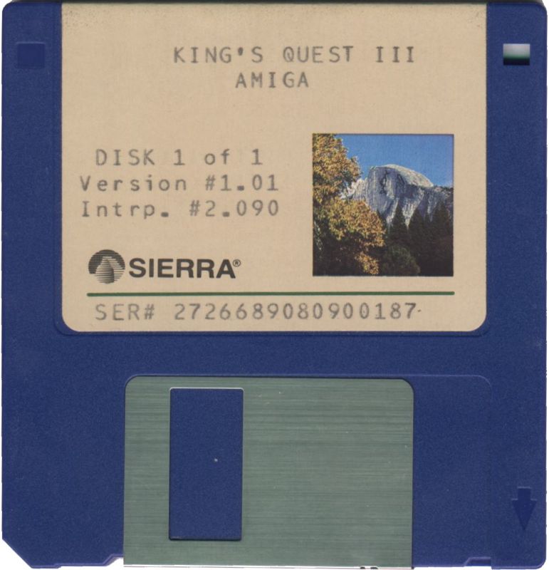 Media for King's Quest III: To Heir is Human (Amiga)