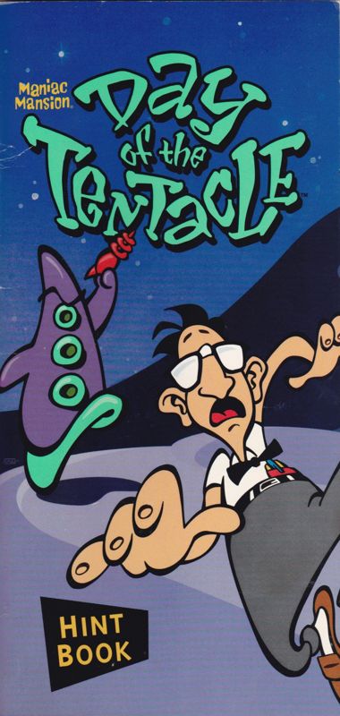 Extras for Maniac Mansion: Day of the Tentacle (DOS): Hint Book: Front
