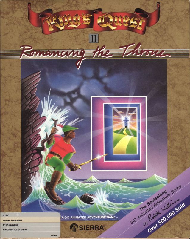 Front Cover for King's Quest II: Romancing the Throne (Amiga)