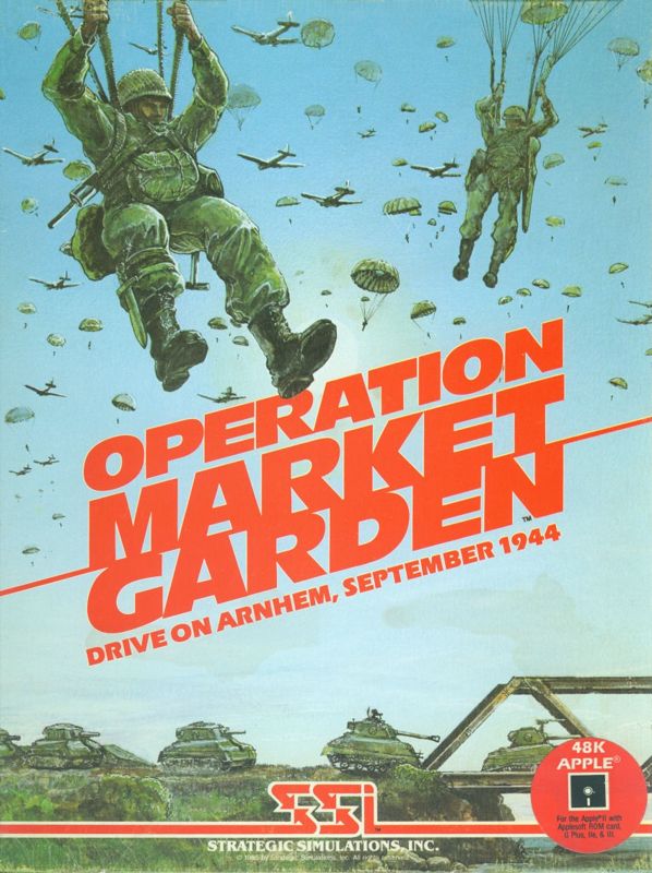 Front Cover for Operation Market Garden: Drive on Arnhem, September 1944 (Apple II)