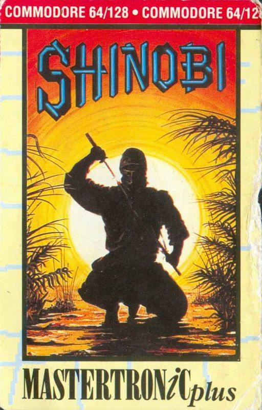 Front Cover for Shinobi (Commodore 64) (Mastertronic Plus Release)