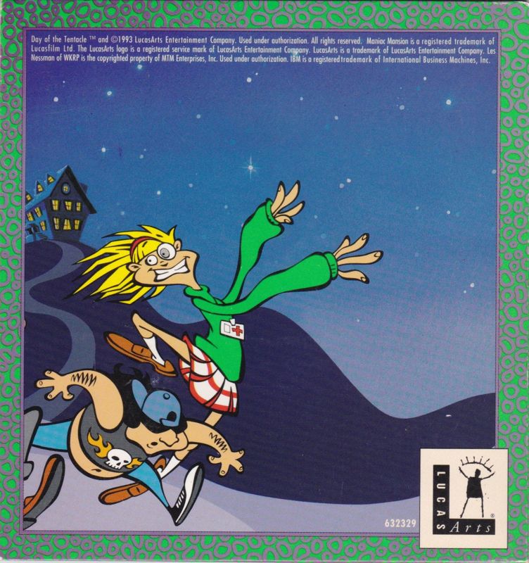 Other for Maniac Mansion: Day of the Tentacle (DOS): Card Slipcase: Front