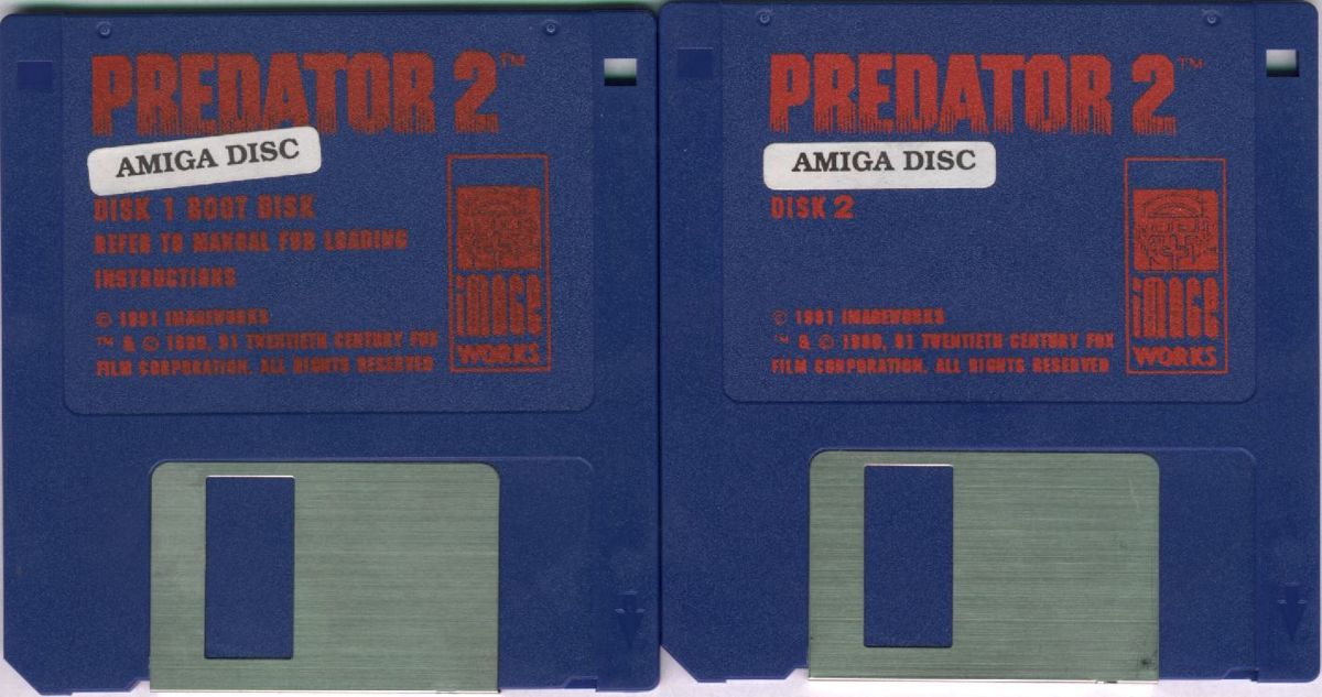 Media for Predator 2 (Amiga)