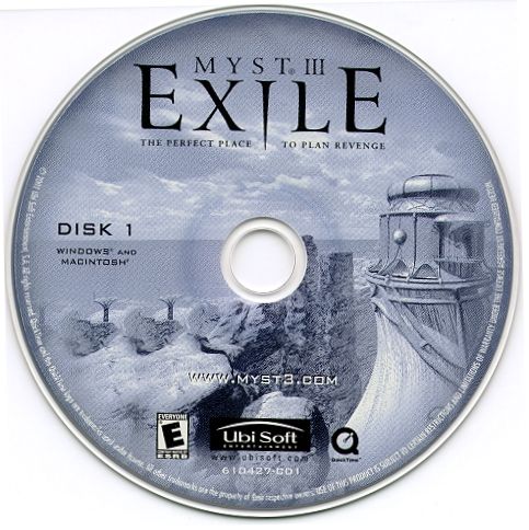 Media for Myst III: Exile (Macintosh and Windows)