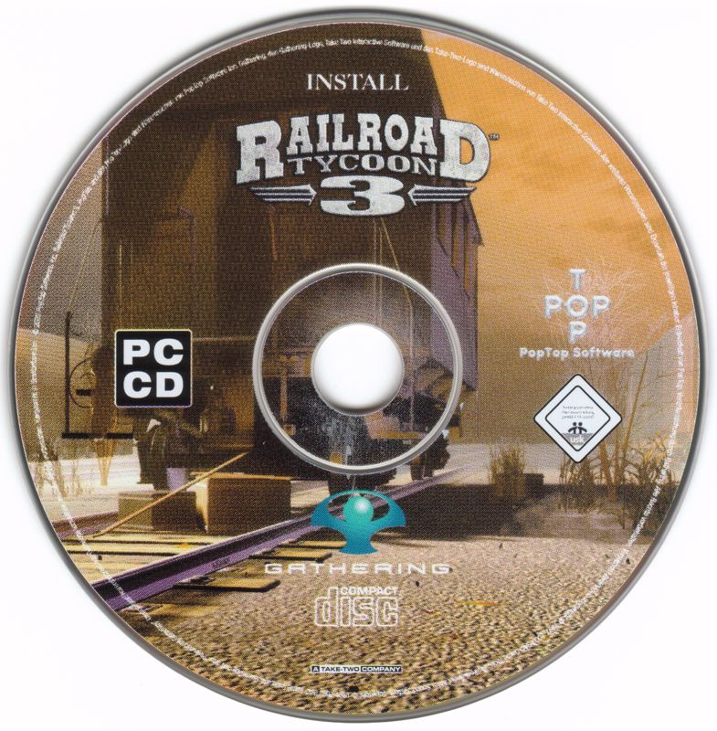 Media for Railroad Tycoon 3 (Windows): Install Disc