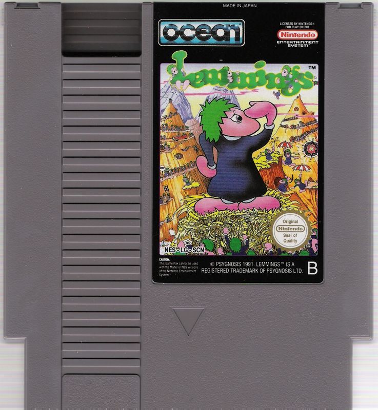 Media for Lemmings (NES)