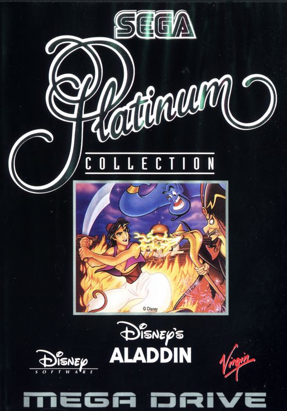 Front Cover for Disney's Aladdin (Genesis) (Platinum Collection release)