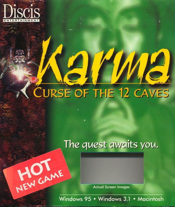 Front Cover for Karma: Curse of the 12 Caves (Macintosh and Windows and Windows 3.x)