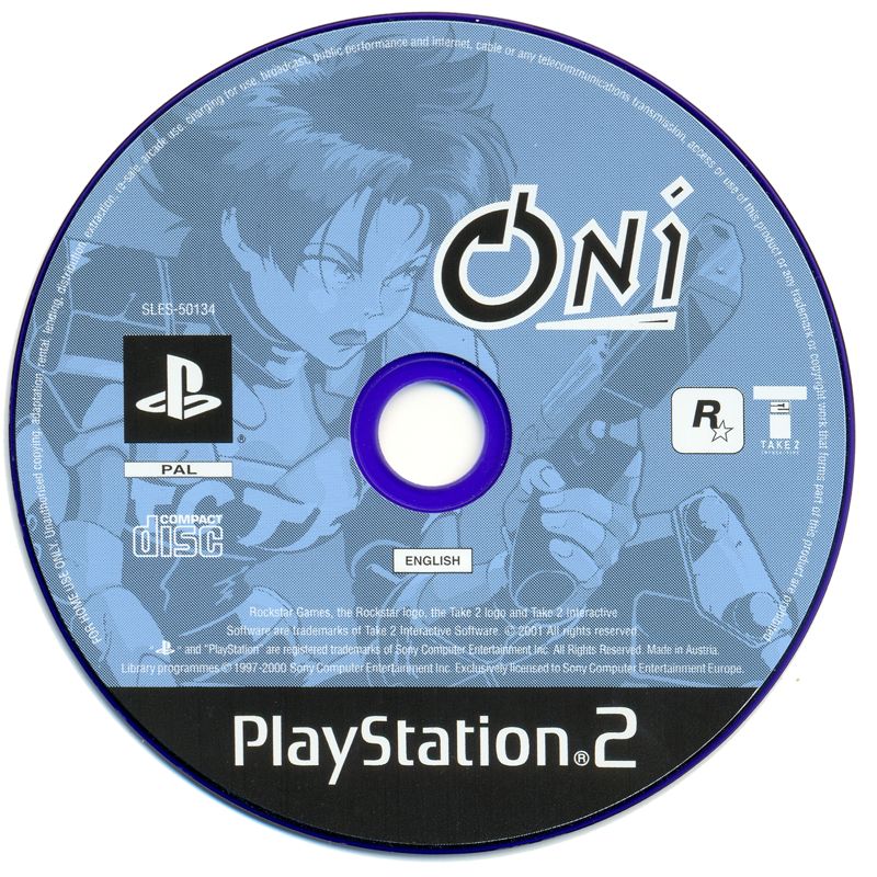 Media for Oni (PlayStation 2)