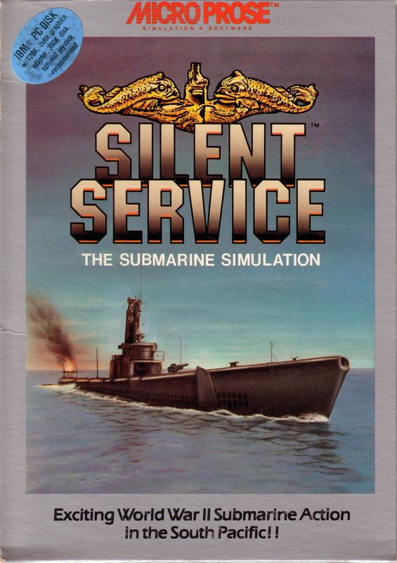 Front Cover for Silent Service (PC Booter)