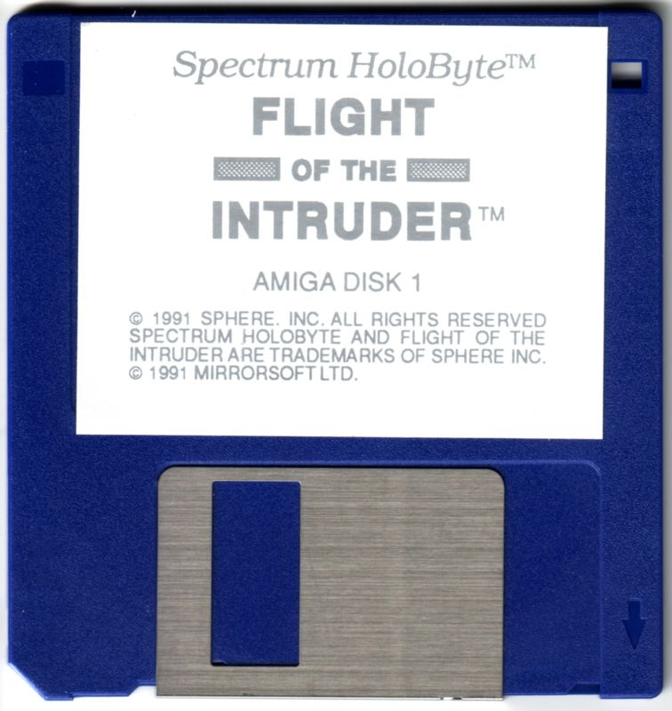 Media for Flight of the Intruder (Amiga): Disk 1/2