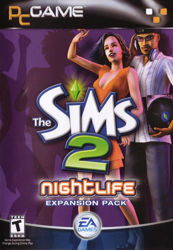 Front Cover for The Sims 2: Nightlife (Windows)