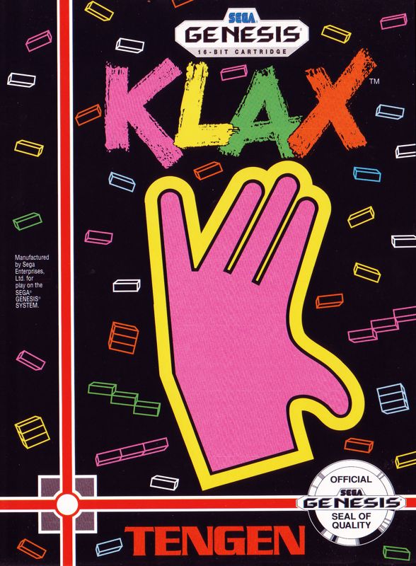 Front Cover for Klax (Genesis)