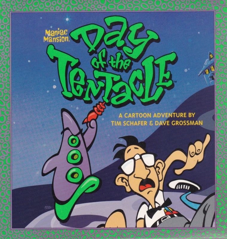 Other for Maniac Mansion: Day of the Tentacle (DOS): Card Slipcase: Front