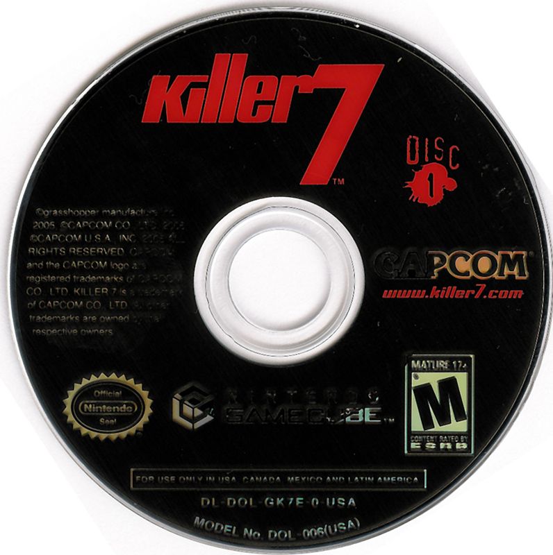 Media for Killer7 (GameCube): Disc 1