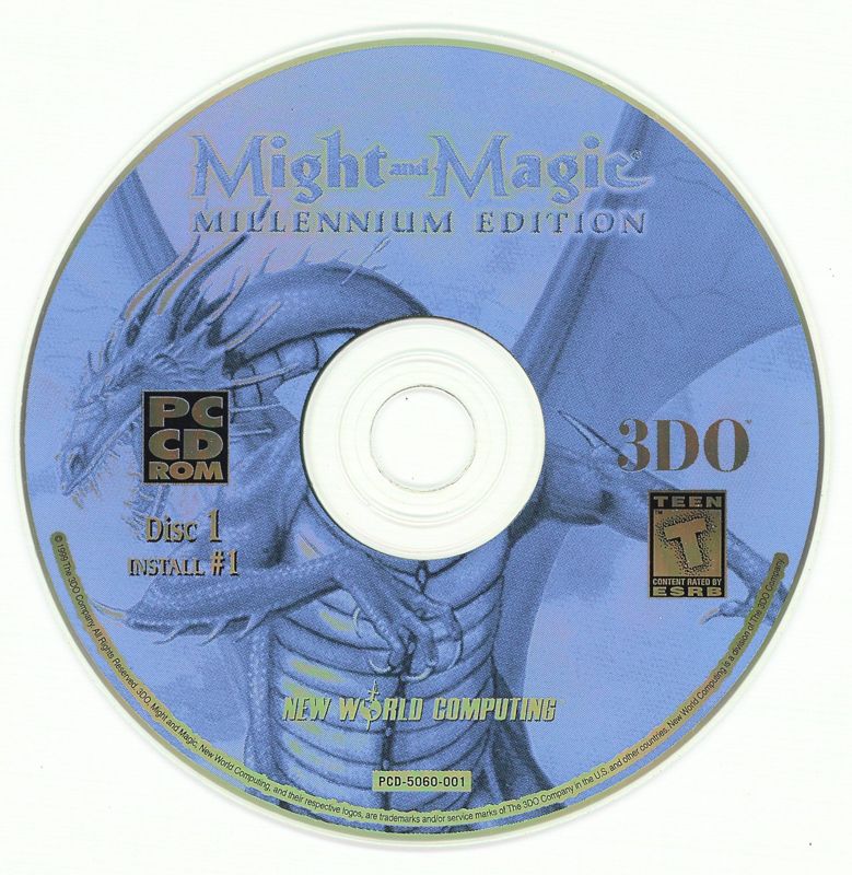 Media for Might and Magic: Millennium Edition (Windows): Disc 1