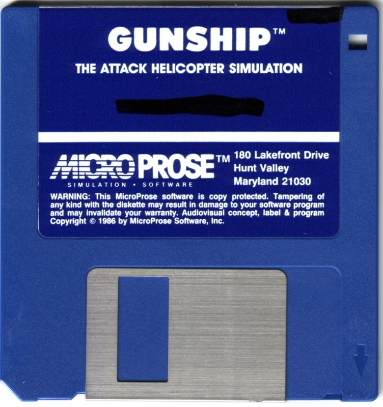 Media for Gunship (DOS)