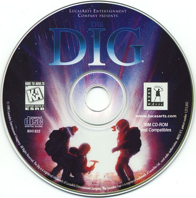 Media for The LucasArts Archives: Vol. III (DOS and Windows): The Dig Disc