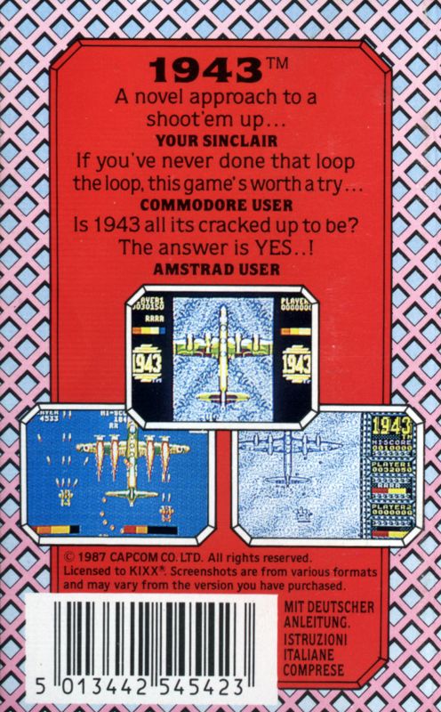 1943: The Battle of Midway cover or packaging material