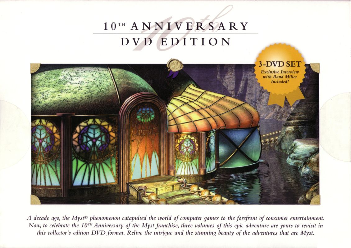Back Cover for Myst: 10th Anniversary DVD Edition (Macintosh and Windows) (Original Limited Release)